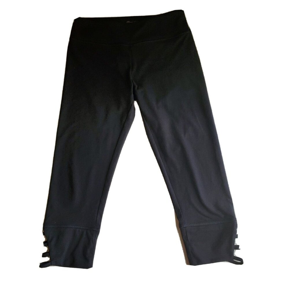 Balance Collection Women's Small Black Leggings  Waist 26 inch inseam 19 in.